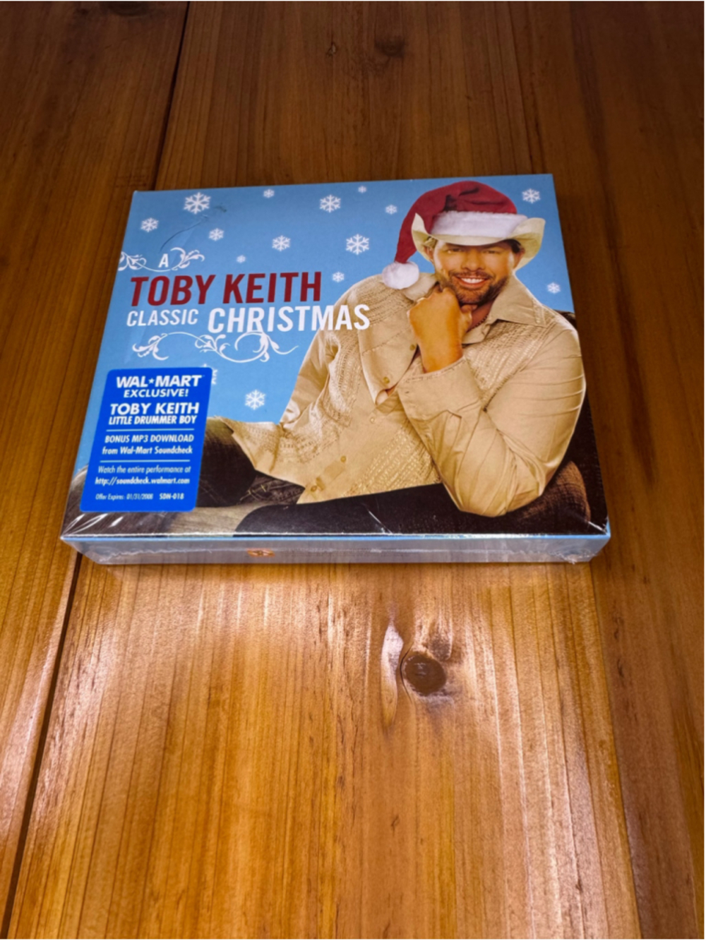Toby Keith Classic Christmas CD Album One Size Blue Red